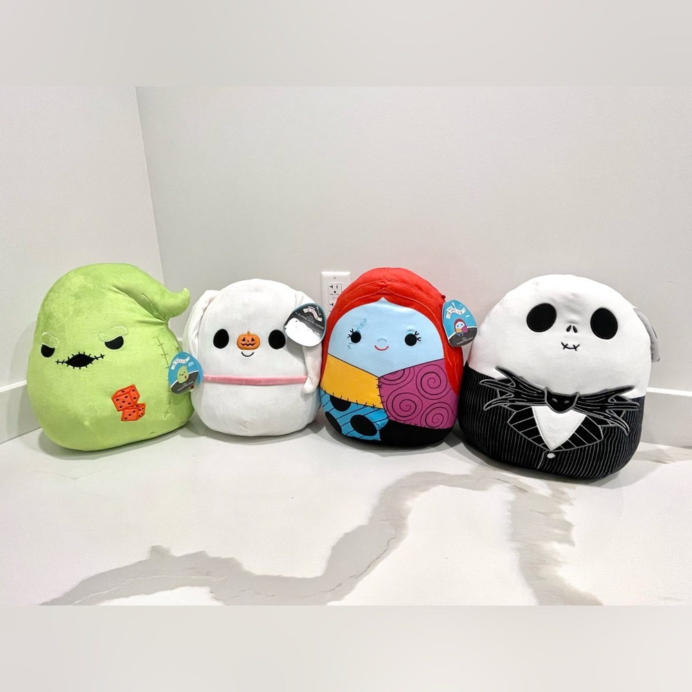 NEW Disney The Nightmare Before Christmas 12” Squishmallows Plush Set